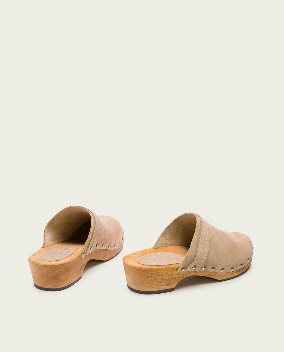 CLOGS EN DAIM POUR FEMME BRUNA ARENA