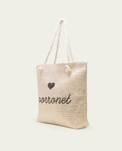 METALLIC RAFFIA BAG