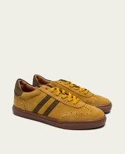 GREEN AND MUSTARD SUEDE SPORT SNEAKERS VIENA