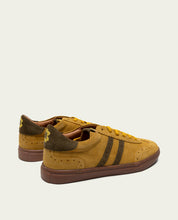 GREEN AND MUSTARD SUEDE SPORT SNEAKERS VIENA