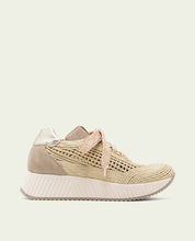 CHAUSSURES DE SPORT EN CUIR ET TISSU INÉS ARENA OR
