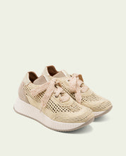 CHAUSSURES DE SPORT EN CUIR ET TISSU INÉS ARENA OR