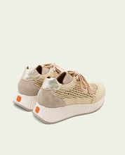 CHAUSSURES DE SPORT EN CUIR ET TISSU INÉS ARENA OR