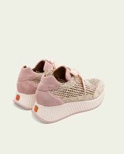 CHAUSSURES DE SPORT EN CUIR ET TISSU INÉS ROSÉ