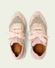CHAUSSURES DE SPORT EN CUIR ET TISSU INÉS ROSÉ
