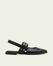 BALLERINES PLATES EN VELOURS VANESA NOIR