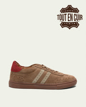 GREEN AND MUSTARD SUEDE SPORT SNEAKERS VIENA