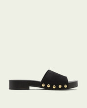 SANDALES EN CUIR À TALONS VALERIA NOIR