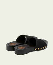 SANDALES EN CUIR À TALONS VALERIA NOIR